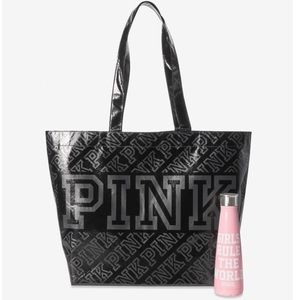 New s'well water bottle pink bottle Victoria’s Secret bag bundle VS Pink Tote